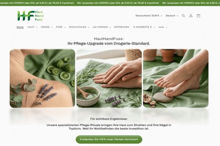 HautHandFuss Produkte und Webshop von MyBodyCare